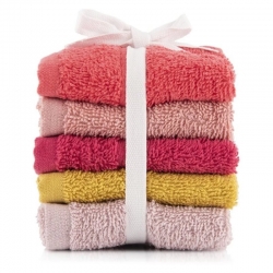 5 pcs Soft Cotton 450 GSM Face Towel