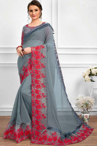 Buy Party Wear Saree Online