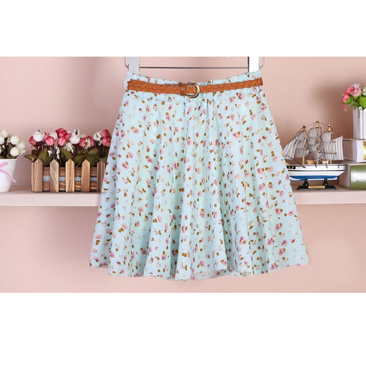 Chiffon Pleated Skirts Waist 26 to 32, Western Wear, Shorts & Skirts ...