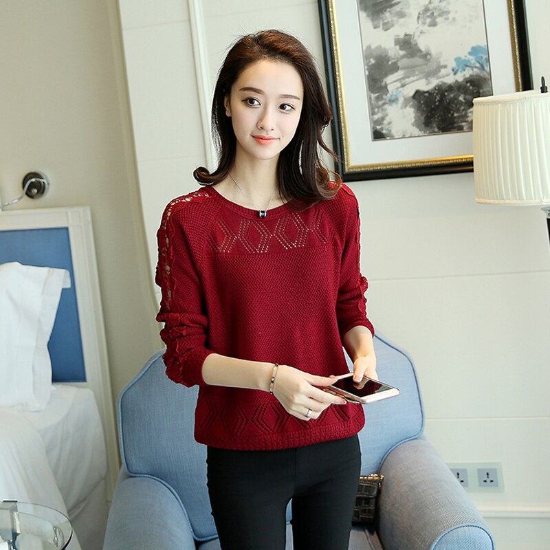 Boat-Neck Style Casual Flat Knitted Sweater Top, Western Wear, Sweaters ...