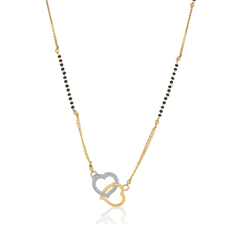 Heart shape mangalsutra design shop