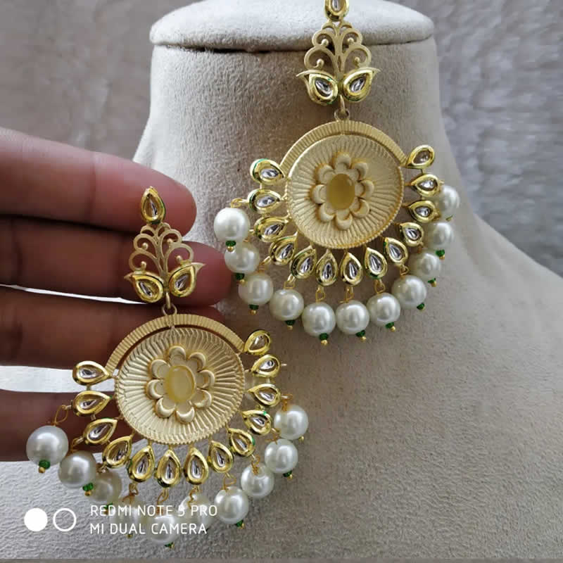 PANASH Goldplated  Sea Green Pearls Handcrafted Classic Drop Earrings  Buy PANASH Goldplated  Sea Green Pearls Handcrafted Classic Drop Earrings  Online at Best Price in India  Nykaa