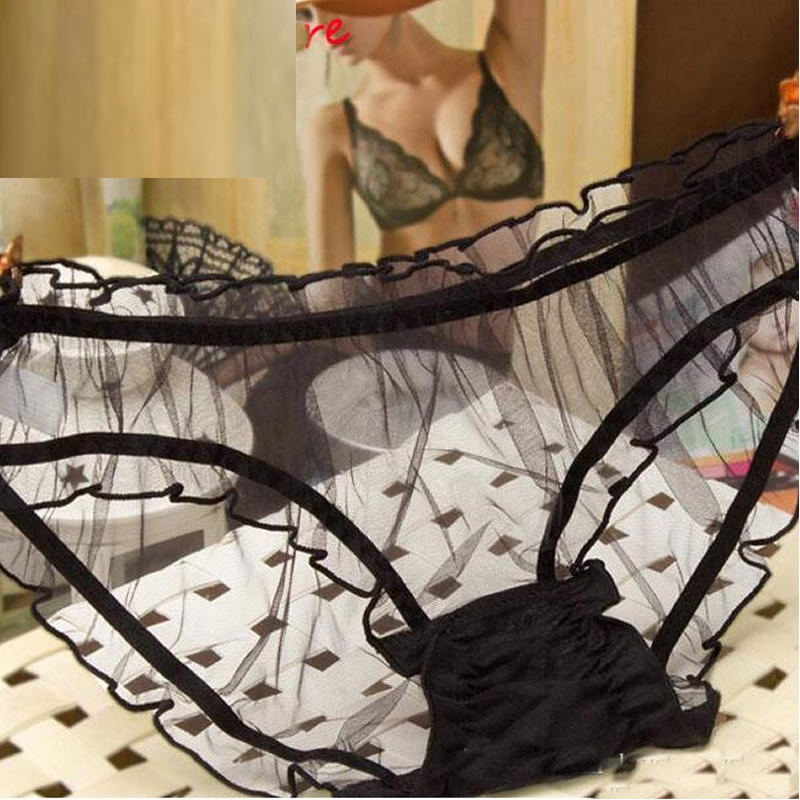 Transparent Seamless Net yarn Lace Underwear Panties, Lingerie, Panties  Free Delivery India.