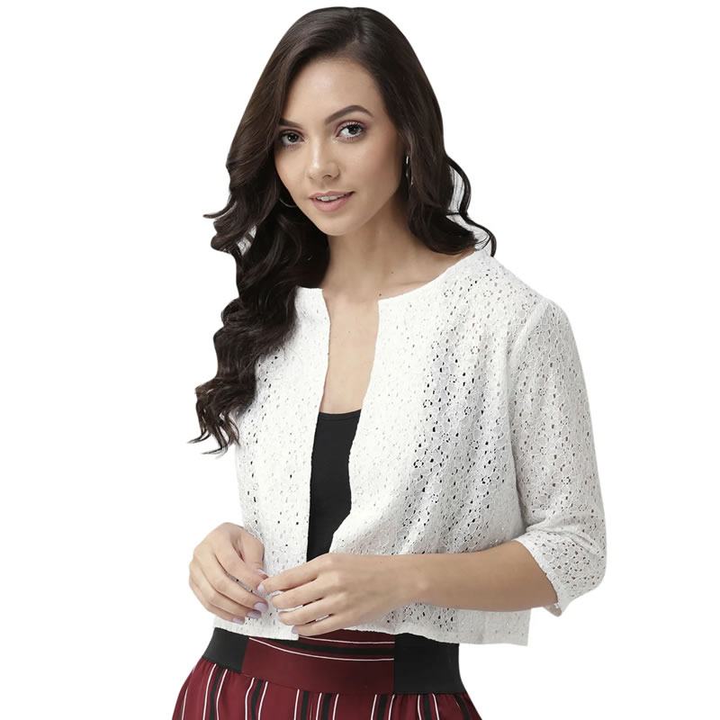 Stylish Half Sleeve Cotton Shrug Western Wear Jackets Shrugs Free Delivery India