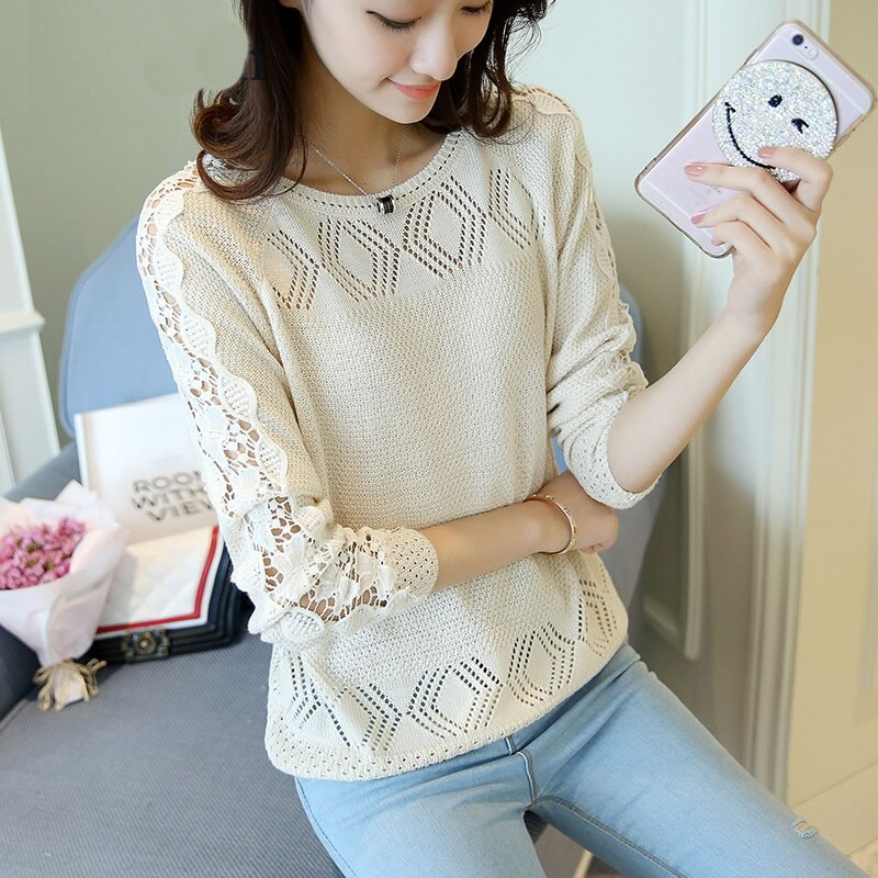 Boat-Neck Style Casual Flat Knitted Sweater Top, Western Wear, Sweaters ...