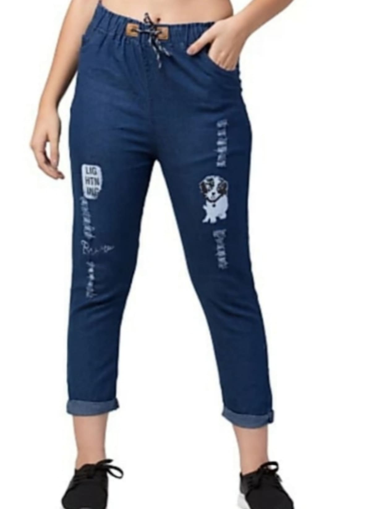 Buy Women High-Rise Denim Jogger | Kraus Jeans