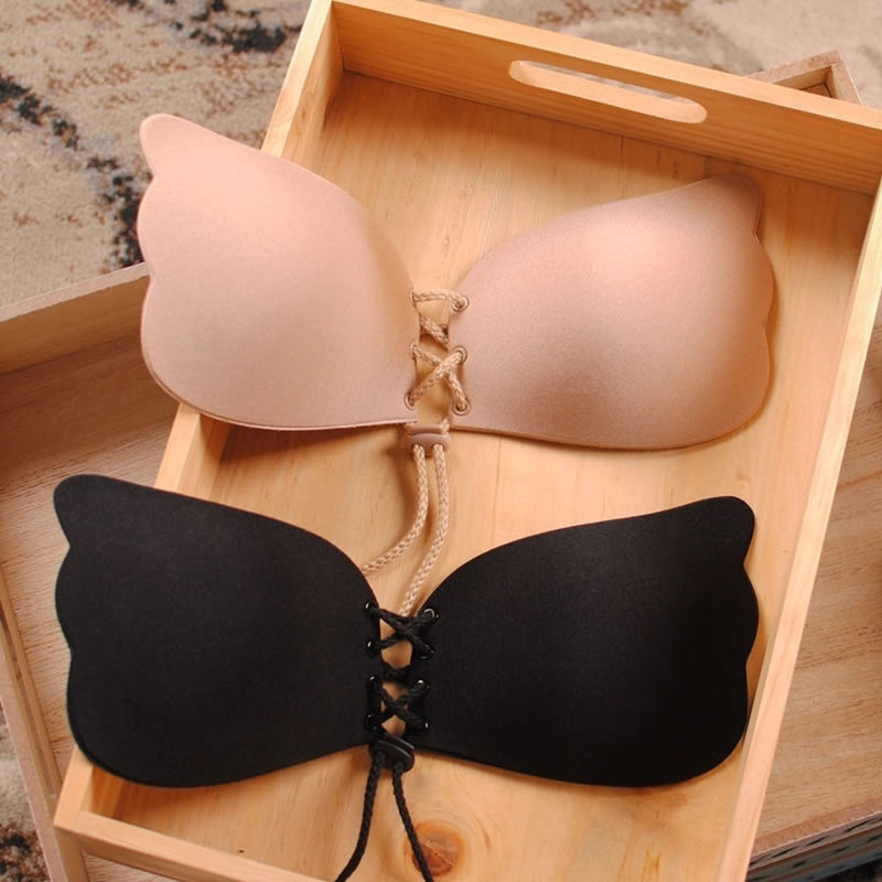 Women Invisible Silicone Bra Self Adhesive Sticky Gel Push-up Bras