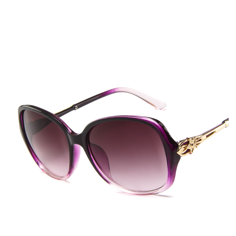 VeBrellen Luxury Women Polarized Sunglasses Retro Eyewear Oversized Goggles Eyeglasses 