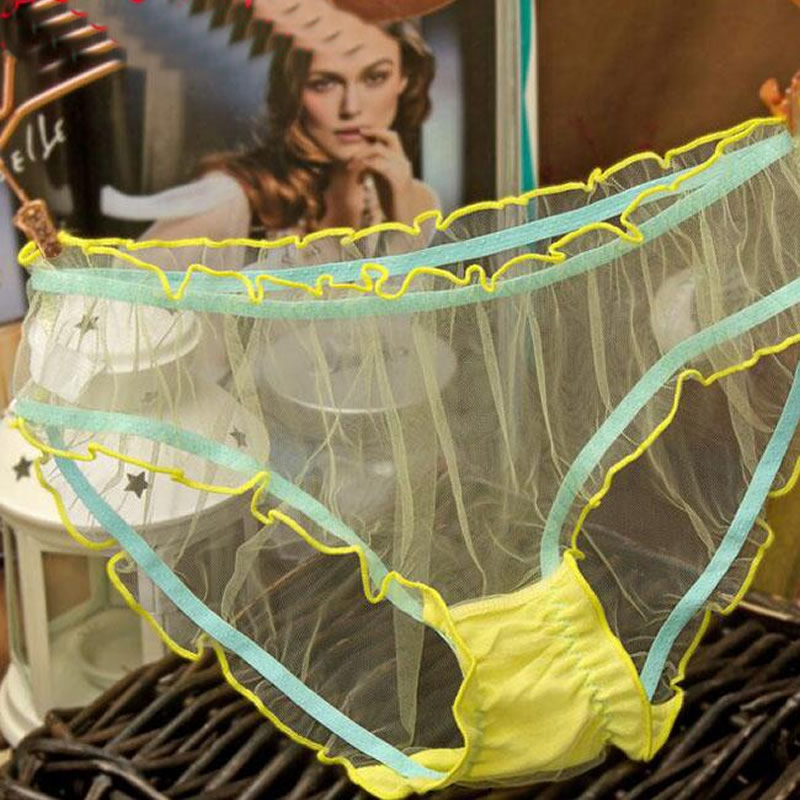 Transparent Seamless Net yarn Lace Underwear Panties, Lingerie, Panties  Free Delivery India.