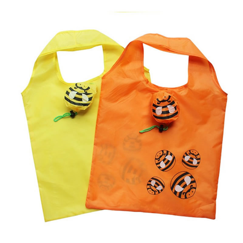 2 pcs Honey Bee Foldable Grocery Retail Shopping Bag, Bags & Wallets ...