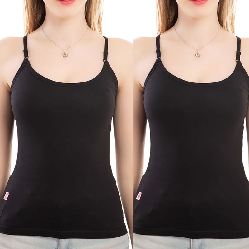 Women Cotton Camisole Tank Top Pack of 2, Lingerie, Bra Free Delivery India.