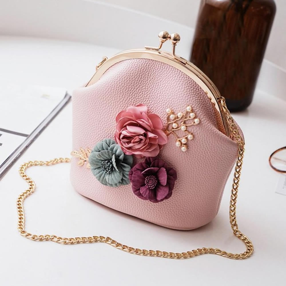 Fashion Stereo Flowers Chain Bag, Bags & Wallets, Handbags Free ...