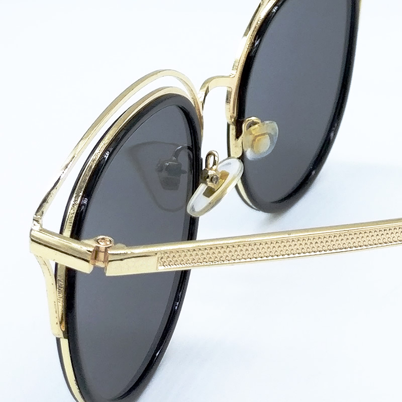 Shop PRUDENT black vintage mirrored round sunglasses for women | Giant  Vintage Sunglasses