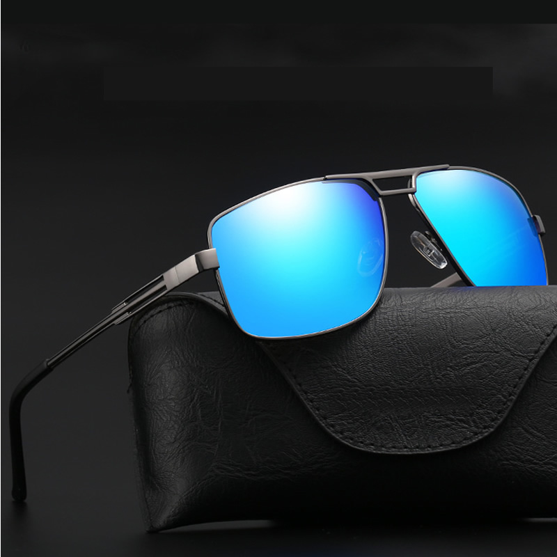 Unisex Alloy Frame Polarized Sunglasses