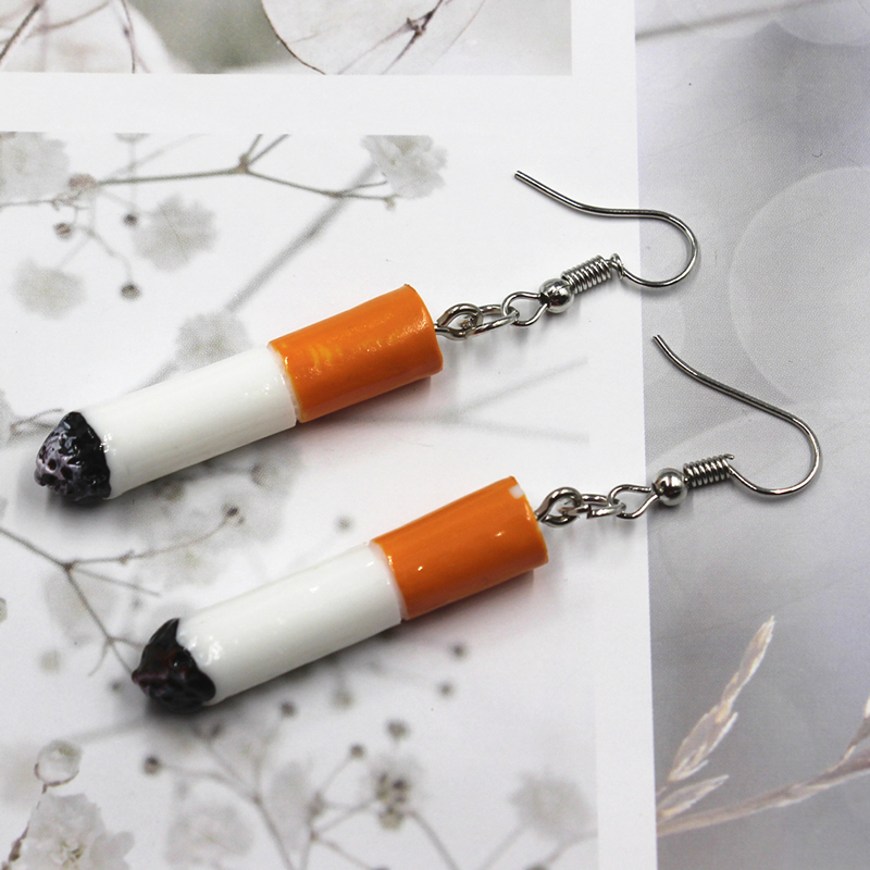 Creative Funny Cute Cigarette Earrings , Jewellery, Earrings & Drops Free  Delivery India.