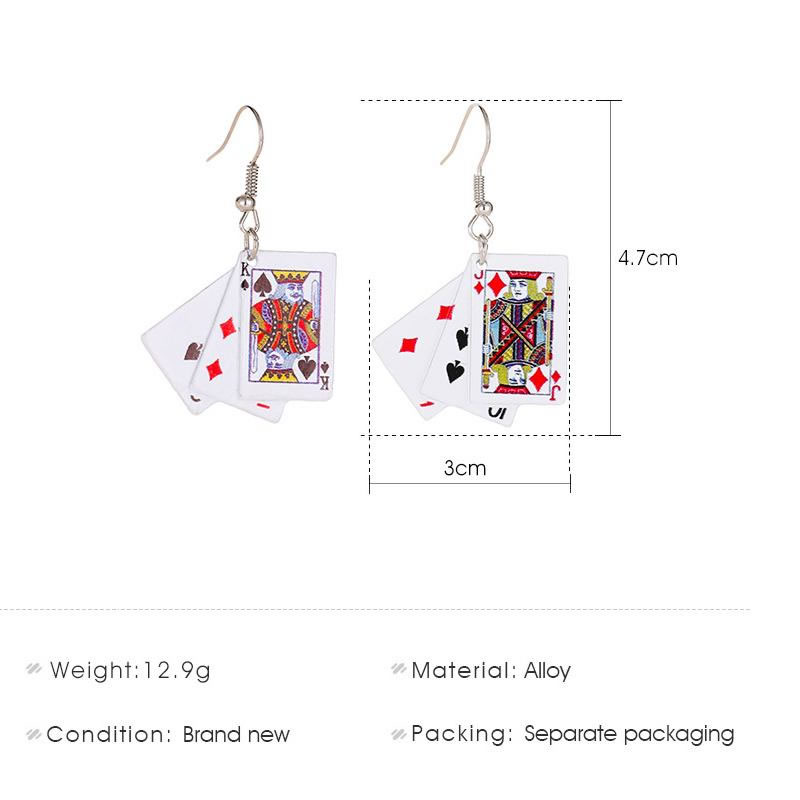 Bean Women Earrings Fashionable Poker Card Ear Studs Earrings Women Piercing Stud Walmart Canada #50 Bean Women Earrings Fashionable Poker Card Ear Studs Earrings Women Piercing Stud Walmart Canada