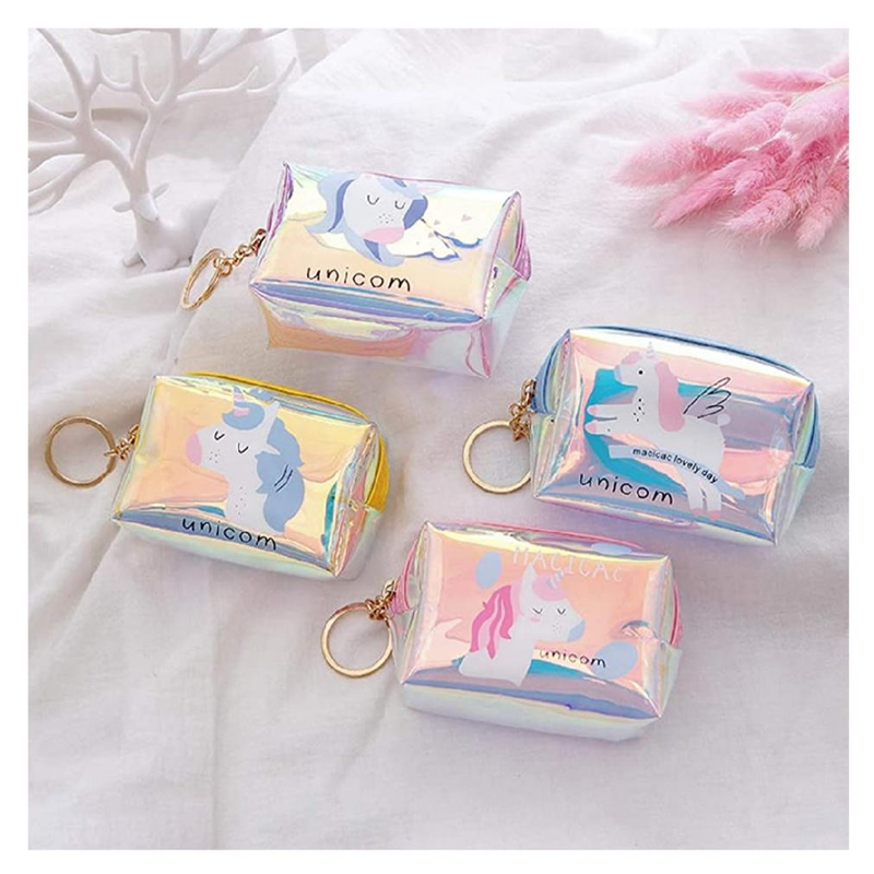 Magical Rainbow Unicorn Tic Tac Coin Purse Key Loose Change Pouch Wallet |  eBay