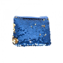 Littledesire Sequins Zipper Clutch Wallet With Key Ring 4.5 Inch