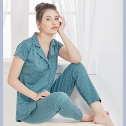 Cute Top & Pajama Set Sleepwear for Girls
