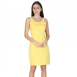 Sleeveless Women Cotton Hosiery Tanks Sleepwear Dress Nighty