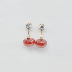 Simple Big Simulated Pearl Beads Drop Earrings