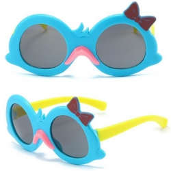 Cute Cartoon Duck Bow Design Anti-UV Spectacles Kids Sunglasses 