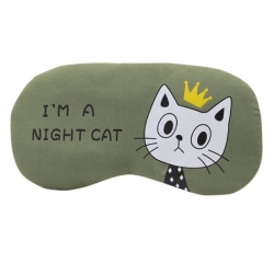 Littledesire Cartoon Cat Printed  Sleeping Eye Mask