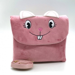 Littledesire Cute Cartoon Faux Fur Kids Girls Sling Bags