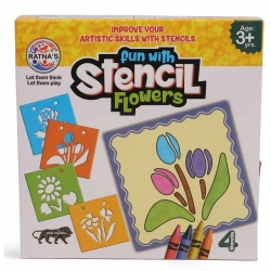 Creative Fun With Art Loving Kids Stencils Vehicles - Age 3+