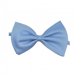 Candy Colors Clip On Bow Tie With Neck Strap For Kids 