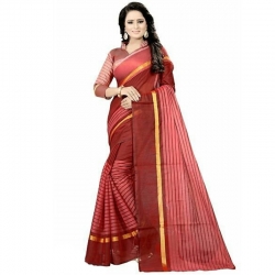 Littledesire Chanderi Woven Saree With Blouse