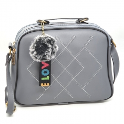 Littledesire Pom-Pom Fur Ball Stylish Crossbody Bag