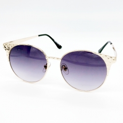 Classic Design Golden Metal Frame Women Sunglasses