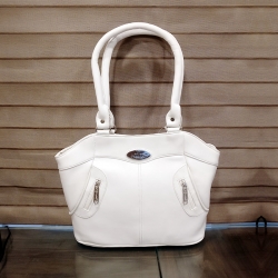 FD Fashion Stylish Solid White Shoulder Bag