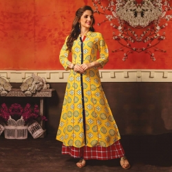 Littledesire New Stylish A-Line Printed Long Kurta