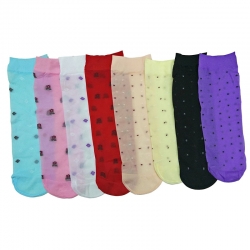 Littledesire Candy Colour Thin Socks For Women or Girls – 5 pairs