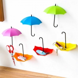 Colorful Umbrella Wall Hook Small Key Holder