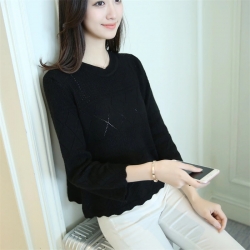 Littledesire Hollow-Out Pullover Knitted Sweater Top