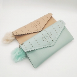 PU Leather Clutch Hasp Wallet Pack of 2