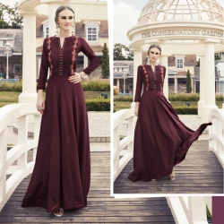 Littledesire Latest Stylish Embroidered Work Gown