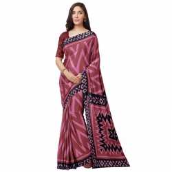 Littledesire Tussar Silk Digitally Printed Saree With Blouse 