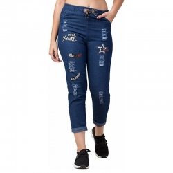 Trends Fashion Women Denim Joggers Jeans