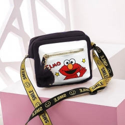 Forever Young Cartoon Pu Leather Shoulder Messenger Bag 