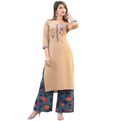 Littledesire Embroidery work Kurta with Palazzo