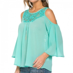 Fashion Summer Loose Casual Lace Tops