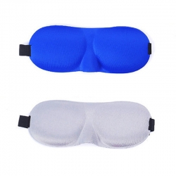 Travel 3D Solid Sleeping Comfortable Rest Blindfold Eye Mask - Pack of 2