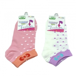 Littledesire Dot Random Color Women Cotton Socks 2 Pairs