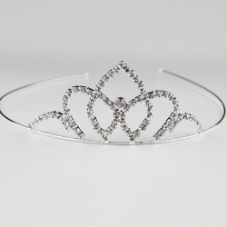 Crystal Rhinestone Princess Queen Crown Party Headband 