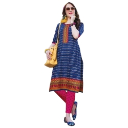 Littledesire Women Daily Wear Printed Cotton Kurta