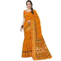 Littledesire Cotton Printed Designer Saree With Blouse